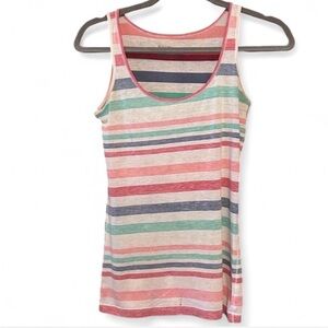 Mossimo Supply Co. Red and Blue Striped Tank Top